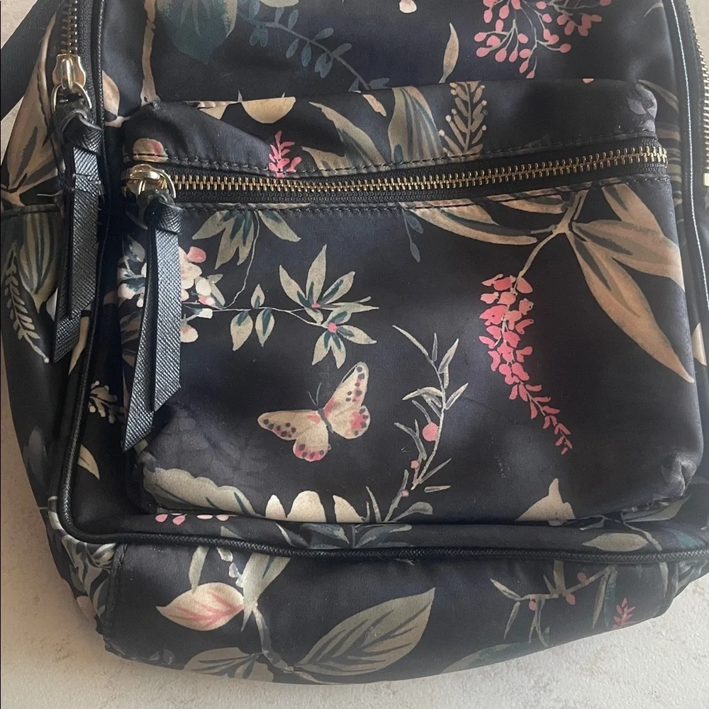 Kate Spade Floral Bradley Back pack as is